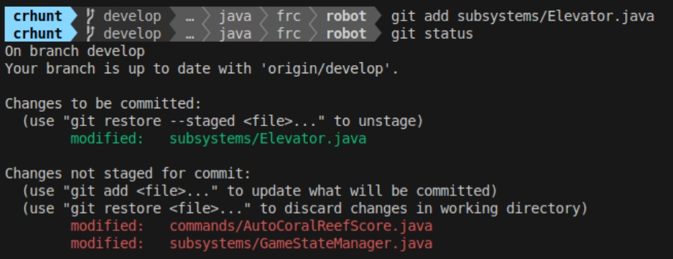 git add command